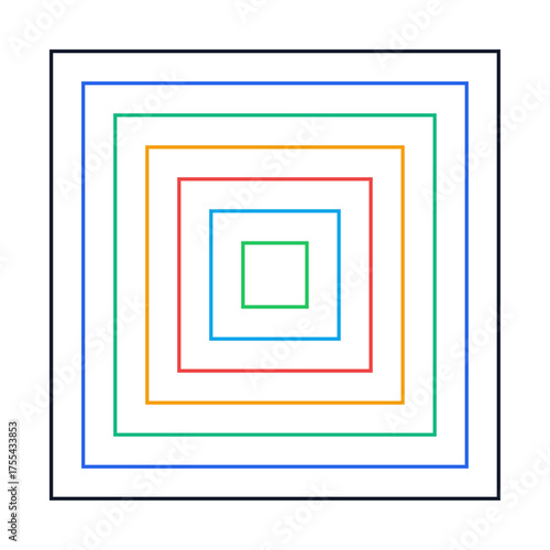 Offset Concentric Squares
