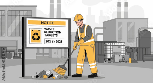 Implementing waste reduction strategies at industrial facilities for a sustainable future