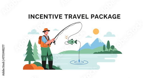 Illustrated Fishing Expedition: Incentive Travel Package for Outdoor Enthusiasts