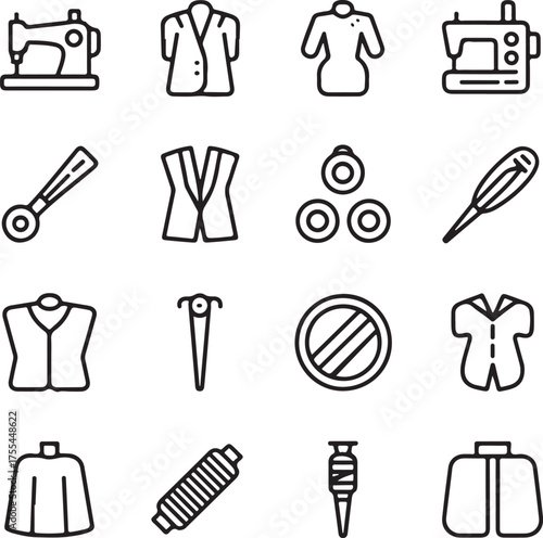 Silhouette of a person walking with a cane on a white background vector 5