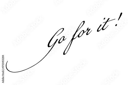 Go for it !
がんばれ！
よく目立つロゴマーク
