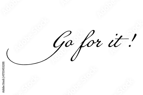 Go for it !
がんばれ！
よく目立つロゴマーク
