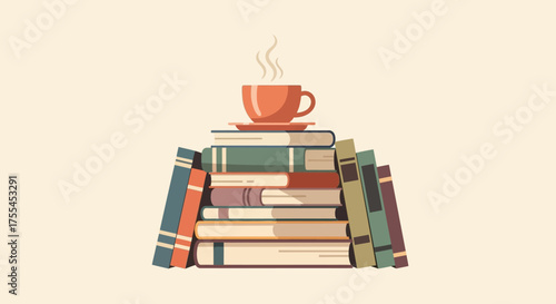 Books and Coffee - A Cozy Reading Corner.