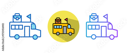 Field Trips multistyle icon