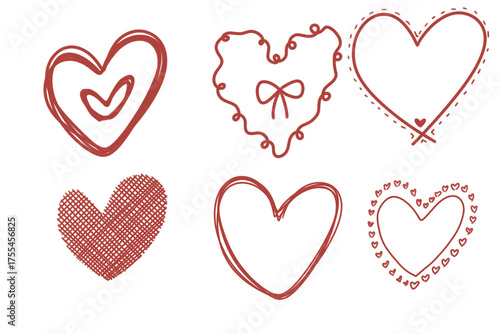 Wallpaper Mural red heart Torontodigital.ca