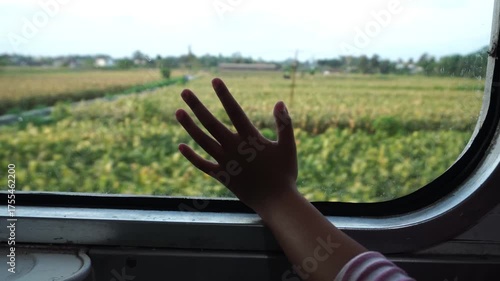 Childhood Travel Window View