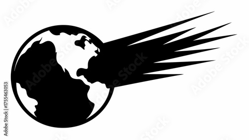 Dynamic globe icon representing impact, speed, innovation and global reach for modern businesses