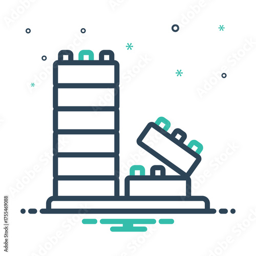 Mix icon for building blocks