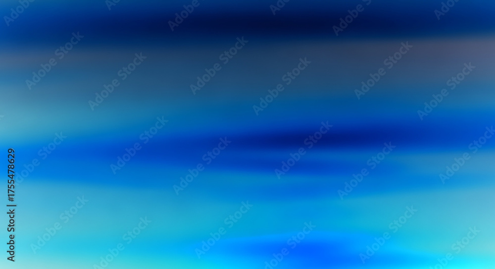 Fototapeta premium Abstract blue gradient background with smooth transitions and blurred effect
