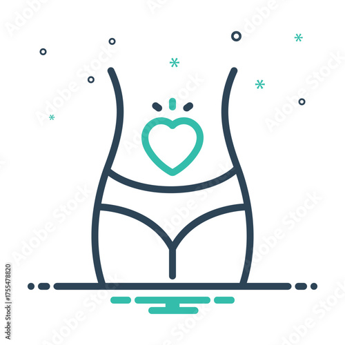 Mix icon for abdominal tenderness