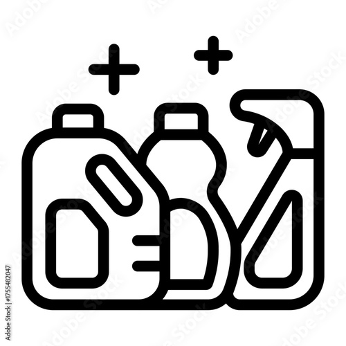 This Detergent Supplies icon is suitable for use in Supermarket.