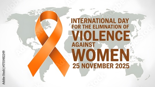 International Day for the Elimination of Violence Against Women 2025  Stop Gender-Based Violence Awareness Poster