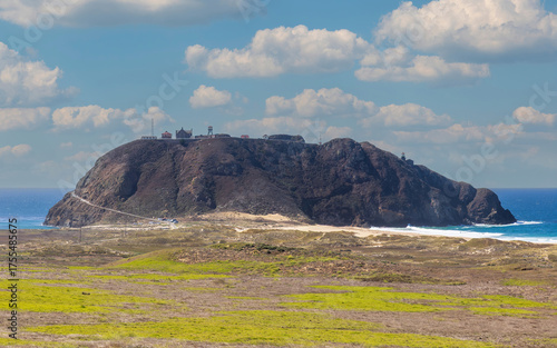 Point Sur as seen from Highway 1 in Big Sur, California.