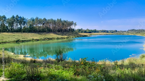 Lake Borowiec in Northern Poland.