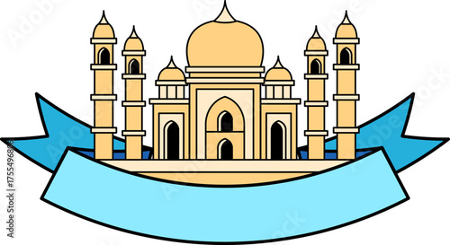 logotype of a Taj Mahal India