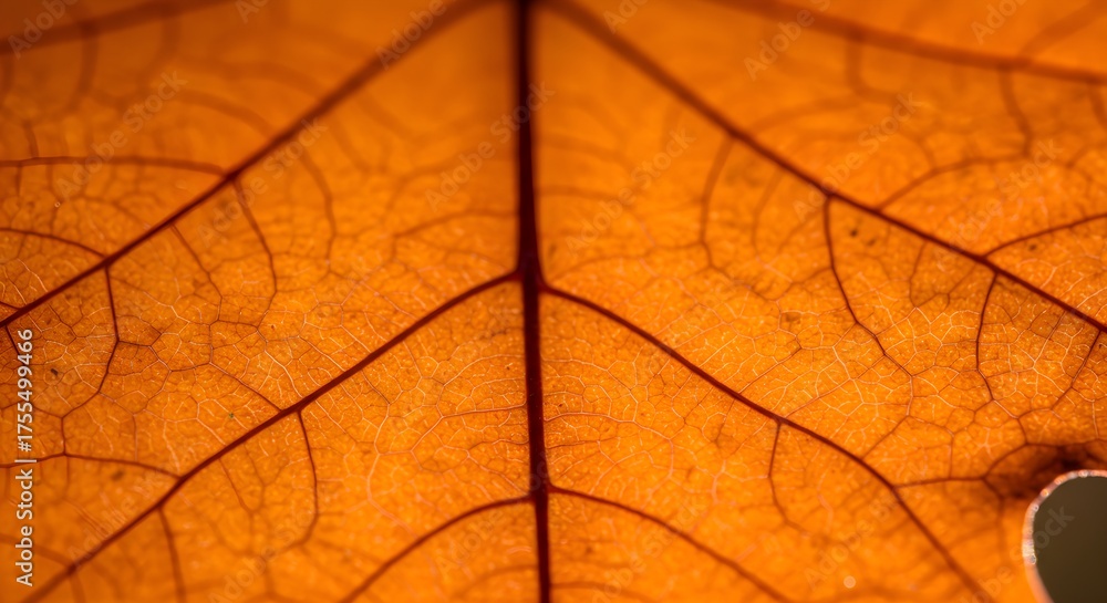 Obraz premium Close up leaf texture autumn colors