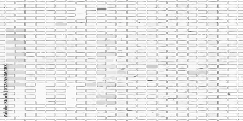 Distressed white brick wall texture with subtle grunge and faded areas