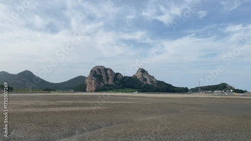Wallpaper Mural sea, beach, water, sky, landscape, mountain, coast, nature, sand, travel, clouds, mountains, cloud, holiday, people, summer, waves, vacation, rock Torontodigital.ca