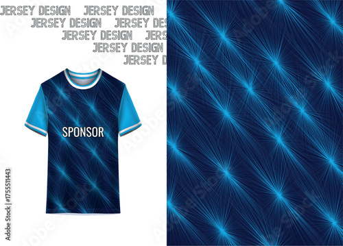 Modern Sports Jersey Design Template |Sublimation Football, Cricket & Teamwear Mockup
