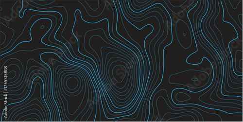 Abstract blue background vector illustration featuring a seamless wave pattern design for modern textile decor
