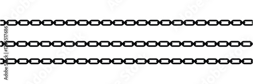 Chain silhouette, Chain svg, Chain vector clipart, Metal chain silhouette, Metal chain svg, Silhouette of chain, Chain vector bundle in eps 10.
