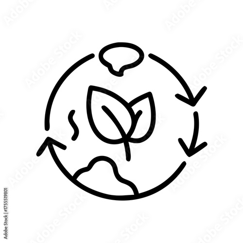 Clean Planet Environmental Icon