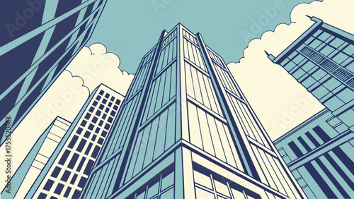 modern office building in the city