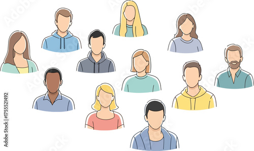 our diverse, faceless community unites, shaping the digital social landscape