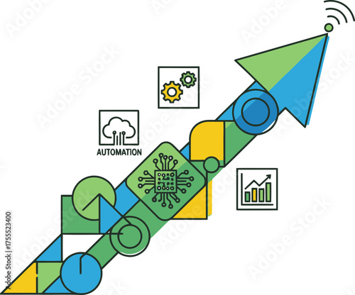 smart evolution charts digital ascendancy connectivity transforms growth trajectories seamlessly