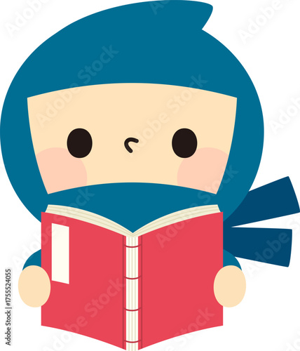 読書する忍者