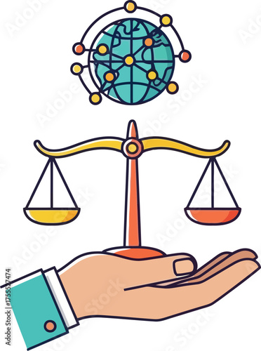 bridging global divides hand balances interconnectedness for fair world solutions