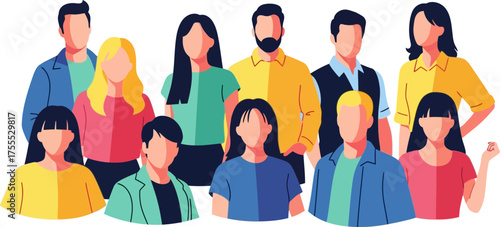 vibrant community connect diverse human tapestry shares common digital space