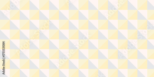 Abstract colorful geometric cube wall creative concept triangle overlap square technology background. vector digital cubes fabric and wallpaper grid block texture background.	