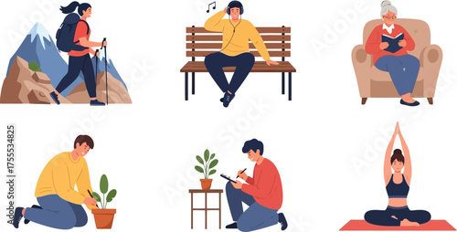 individual wellbeing diverse paths to peace, hobbies, and personal growth