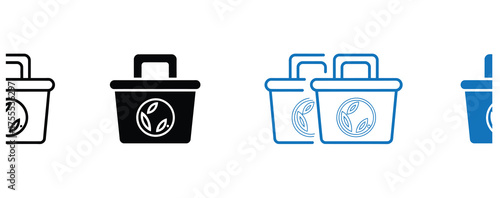 WebEmbrace sustainable living with these eco-friendly, reusable containers featuring leaf designs, perfect for eco-conscious businesses and brands promoting environmental responsibility and green init