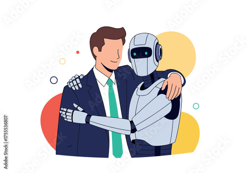 Exploring the evolving relationship between humans and artificial intelligence in modern business.