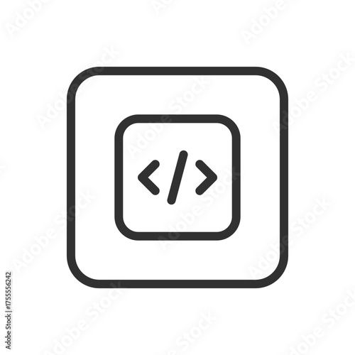 Programming Code Terminal Command Line Icon