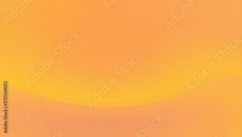 Warm orange and yellow gradient background with soft shadows