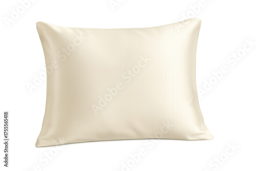 Beige soft pillow for sleeping and comfort