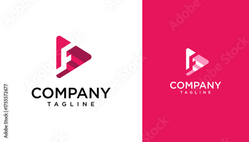 Letter F logo design vector template. Monogram f logo icon