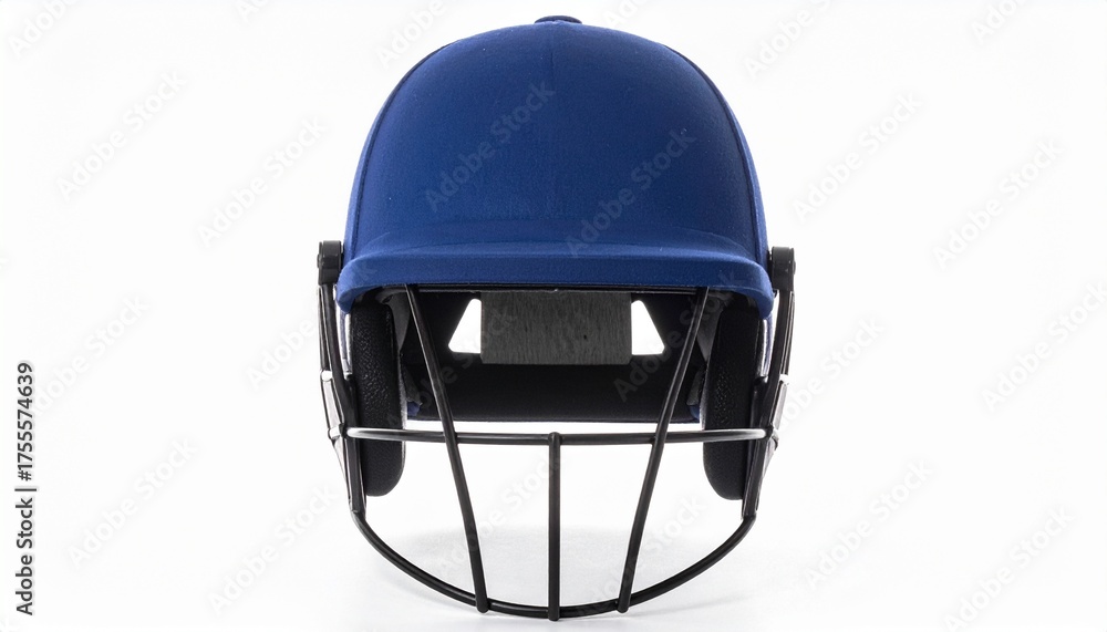 Fototapeta premium White helmet isolated on white background for sports safety equipment