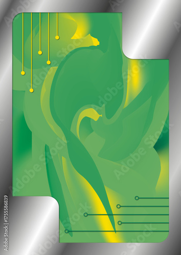 Layout Laschenrahmen grün