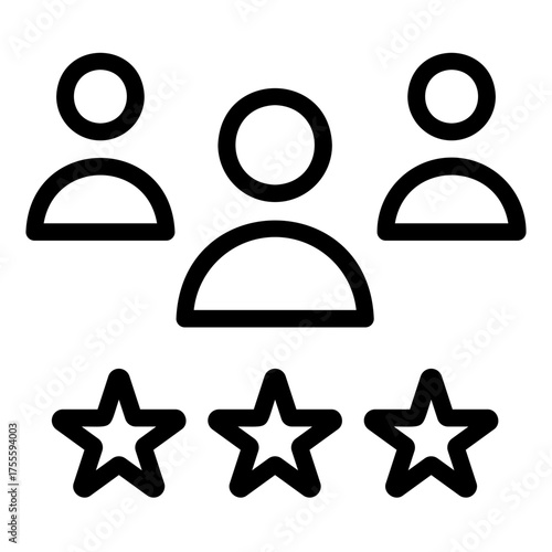 costumer review Line Icon