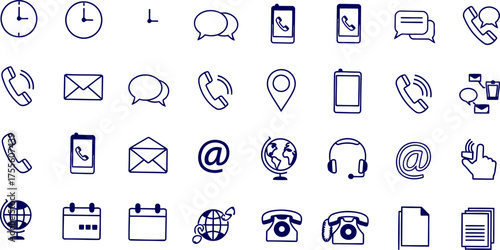 set of zodiac sign icons vector illustration