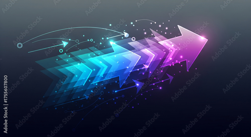 Obraz premium Abstract Futuristic Corporate Template