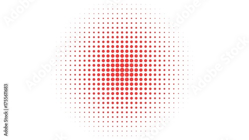 Red central dots