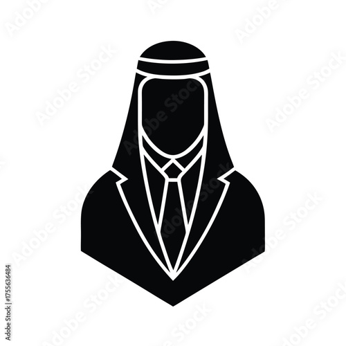 Arabic Groom Headpiece Illustration