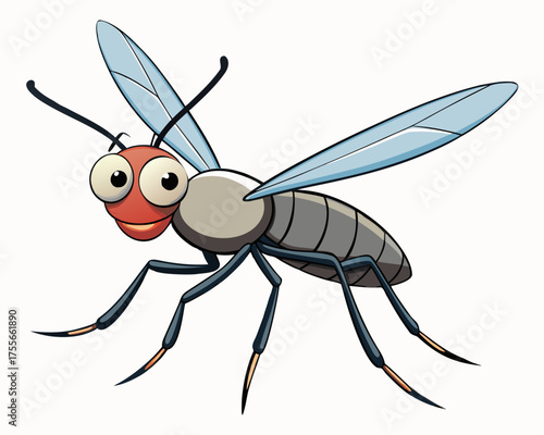 vector illustration of a mosquito