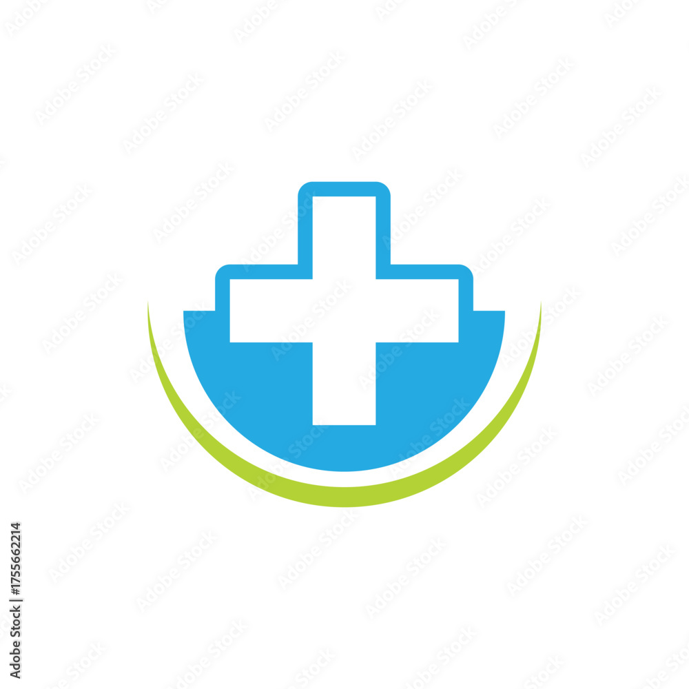 Fototapeta premium Medical Cross illustration Logo template