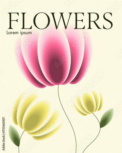 Vector watercolor banner with beautiful framed irises flowers for spring or summer holiday, women's day, mother's day, wedding